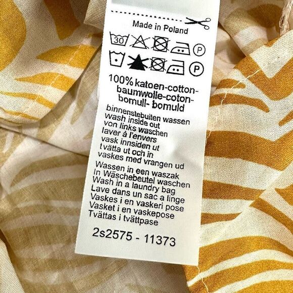 NEW Summum Woman Amsterdam Wrap Cotton Blouse Top EUR 40/ US 8 Palm Leaves Print - Picture 14 of 14